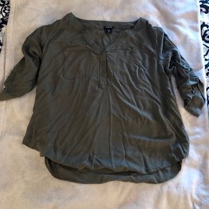 Torrid olive green top